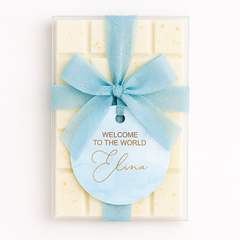 Blue Watercolour Tag