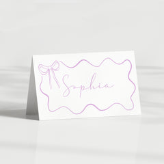 Bow Place Cards