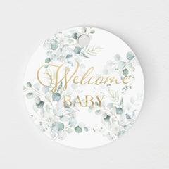 Eucalyptus Watercolour Tag