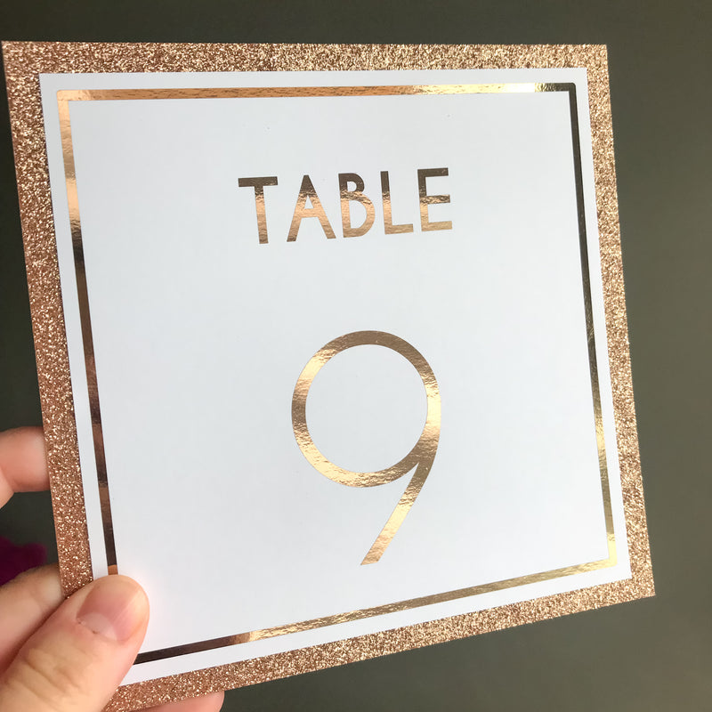 Classic Charm Table Number -   - Adore Paper