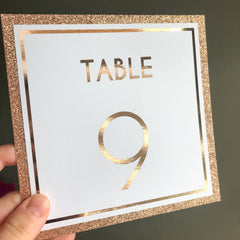 Classic Charm Table Number -   - Adore Paper