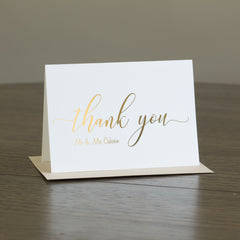Thank you card -  invitations - Adore Paper