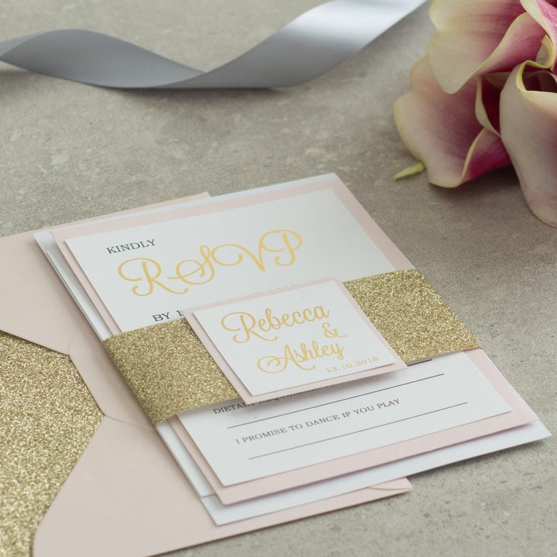 Dusky Rose - Invitation Suite -  invitations - Adore Paper