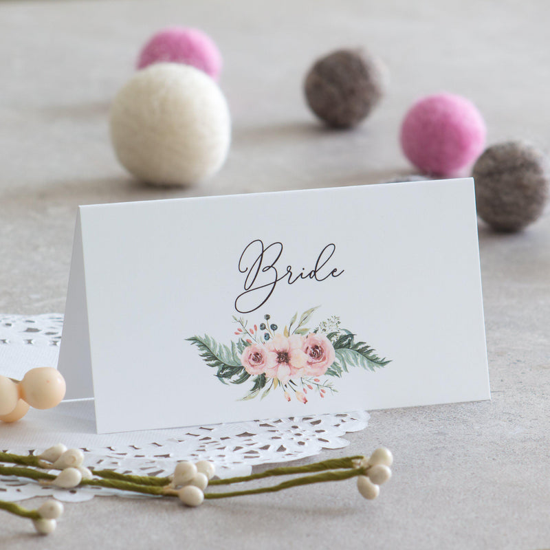 Fall In Love - Place Cards -  invitations - Adore Paper