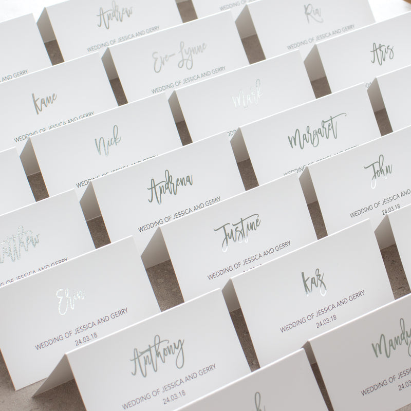 Elegance - Place Cards -  invitations - Adore Paper