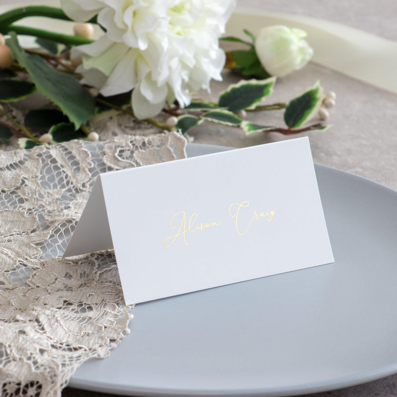 Love and Romance - Place Cards -  invitations - Adore Paper