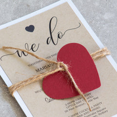 Rustic Love Design - Invitation -  invitations - Adore Paper