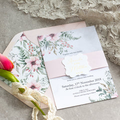 Fall In Love Suite - Blush -  invitations - Adore Paper