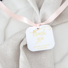 Square Cushioned Tags -  invitations - Adore Paper