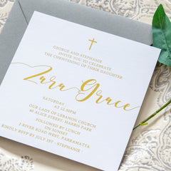 Grace - Religious Invitation -   - Adore Paper