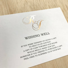 Emblem - Wishing Well -  invitations - Adore Paper