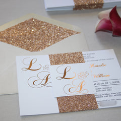 Diamond Dust - Invitation Suite -  invitation suite - Adore Paper