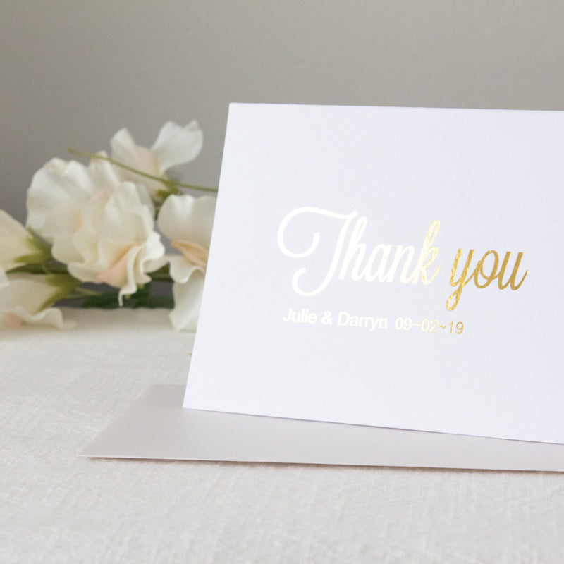 Dusky Rose - Thank you -  Thank you Cards - Adore Paper